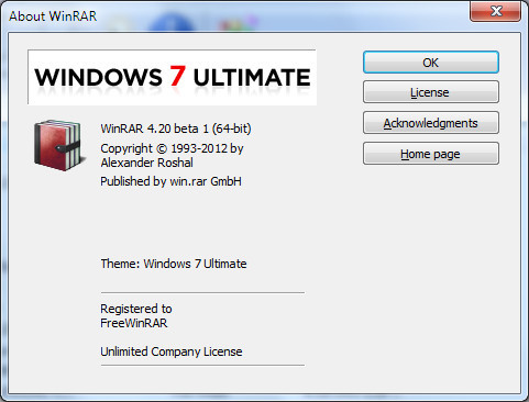 Download Free Software: WinRAR 4.20 Beta 1 (32-bit) Free ...