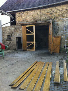 Hausbaublog@PiaSimon: Das Scheunentor wird gerettet