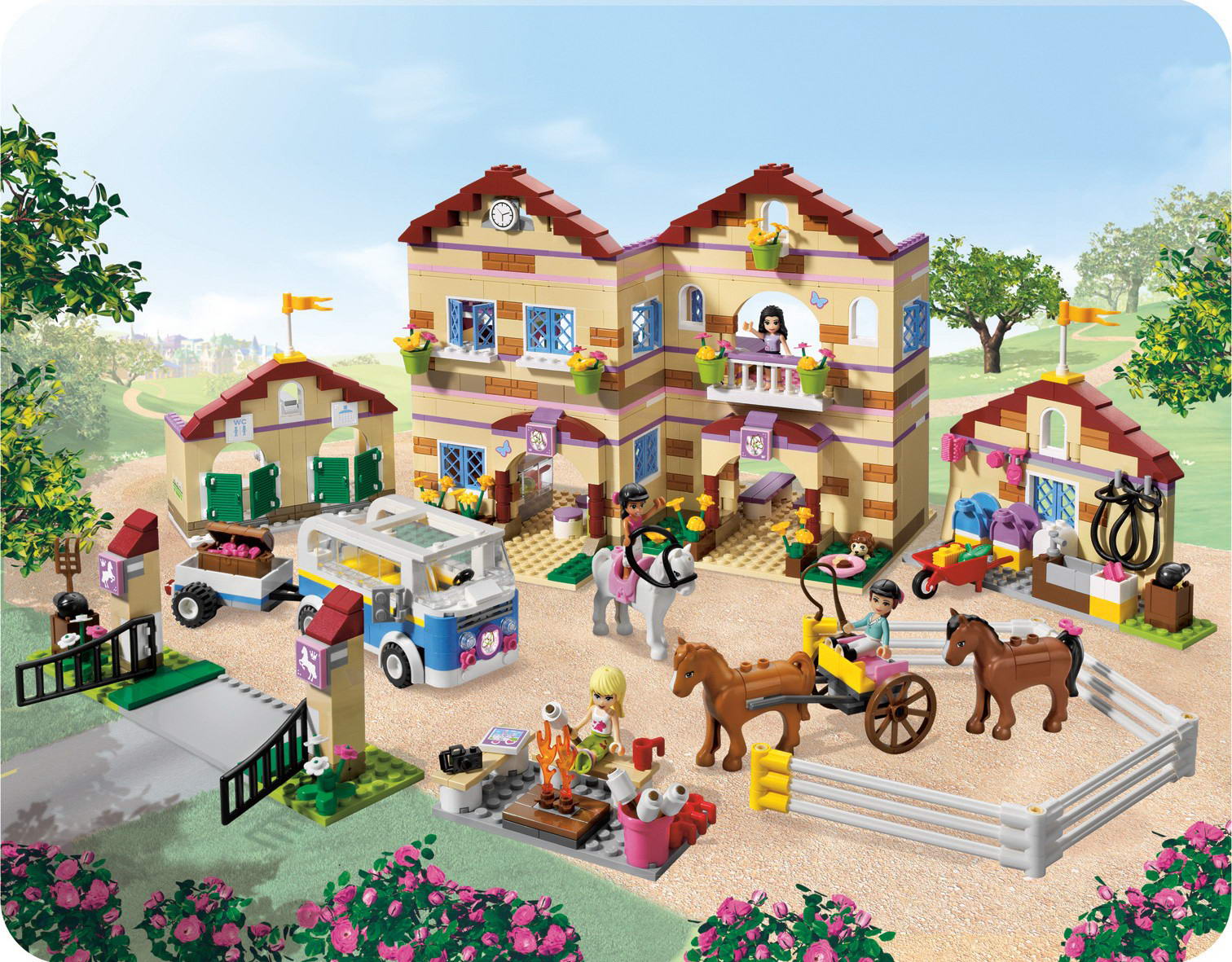 onetwobrick17: LEGO set database: set database: LEGO 3185 summer riding camp