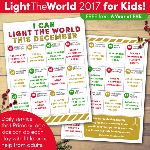 Lds Light The Workd For Kids Lds Light The Workd For Kids