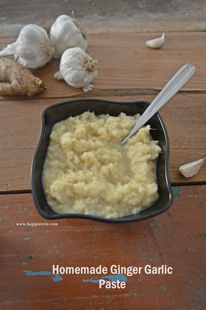 How to make Ginger Garlic paste | Homemade Ginger Garlic paste