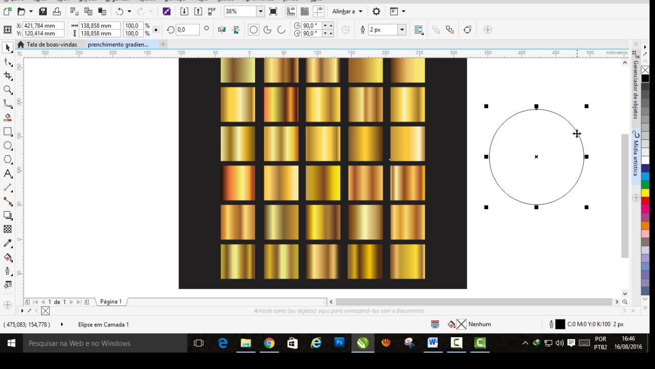 Featured image of post Gradiente Dourado Photoshop Neste tutorial veremos como criar efeito de texto dourado bem realista para isso usaremos filtros modos de blend ferramentas e outros recursos