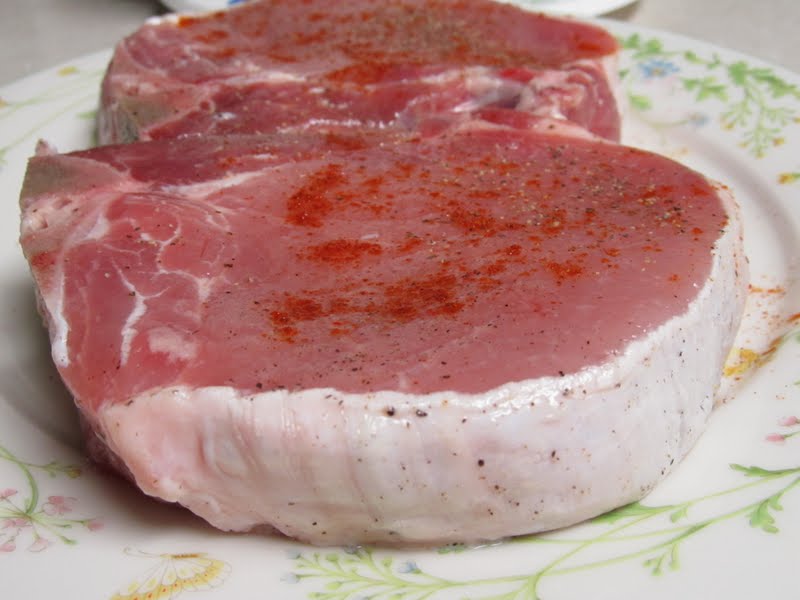 Jenn's Food Journey Thick Cut Pork Chops with Korean BBQ Sauce