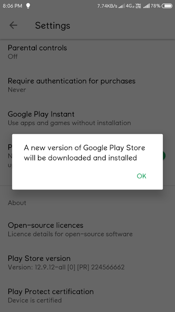 How To Force Update Google Play Store