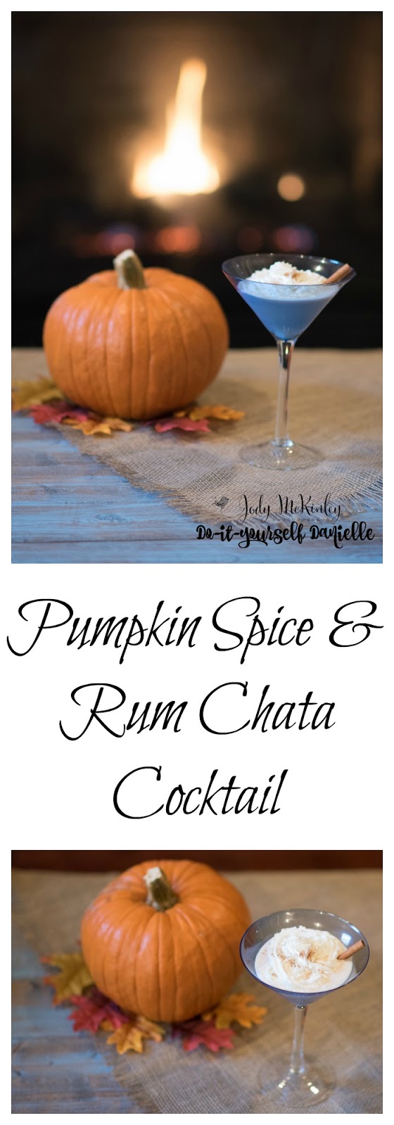 Pumpkin Spice Chata Cocktail DIY Danielle