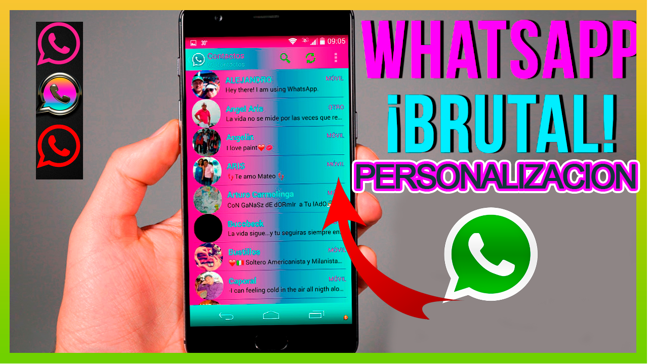 CÓMO CAMBIAR COLOR A WHATSAPP WHATSAPP DE COLORES 2019