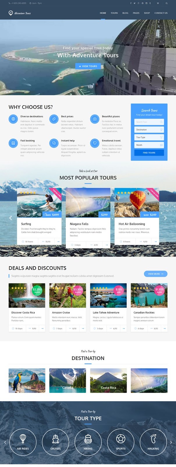 best travel agency wordpress theme