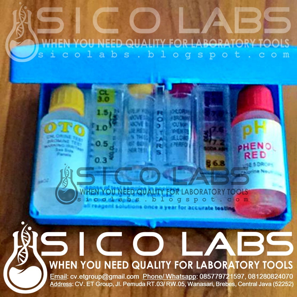 SICO LABS Test Kit Chlorine dan pH merk Yuho Toko online peralatan