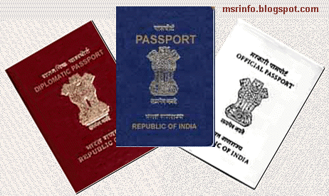 Different Passport given by Republic of India