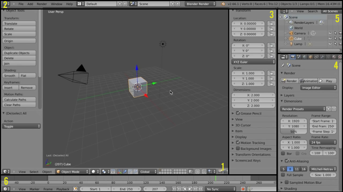 Blender 3D Interface Guide Yesternight Studios