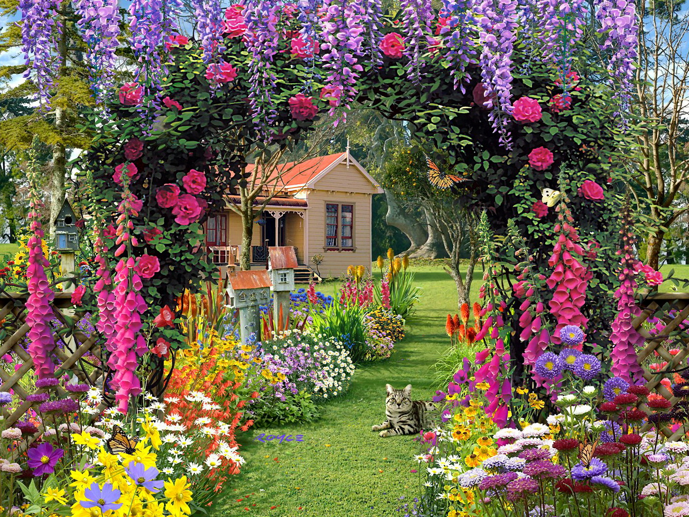  Wallpapers  Fair Luxurious Flower  Garden  HD  Widescreen 