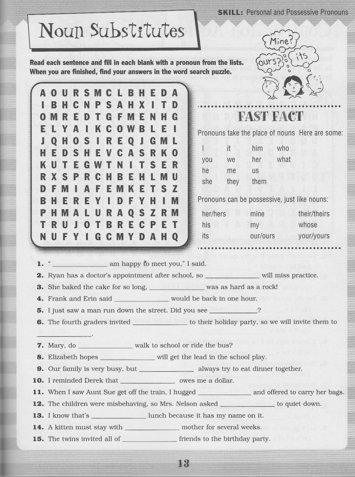 Homework 20122013 February 7th, Grammar Puzzles