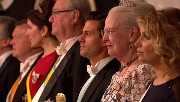 Crown Prince Frederik, Crown Princess Mary, Prince Joachim, Princess Marie and Princess Benedikte.