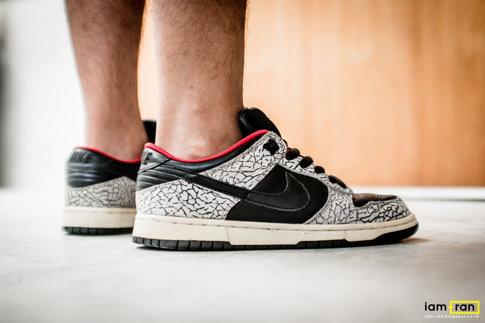 nike sb dunk low supreme on feet