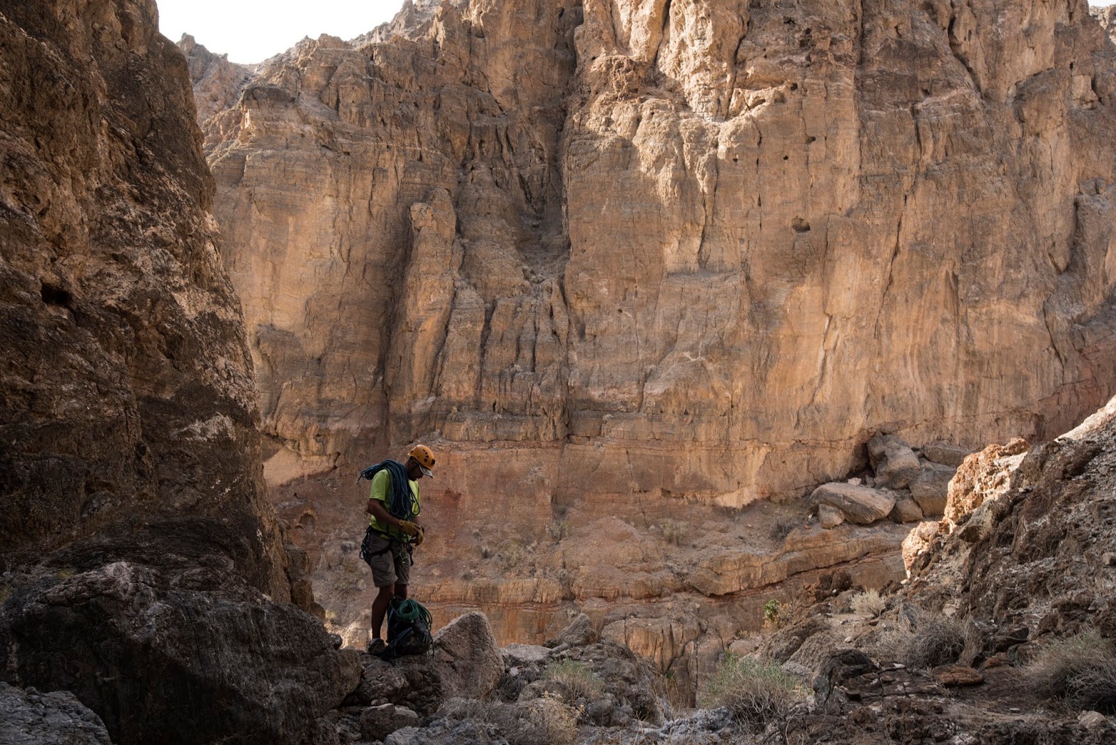 DEEP CHASM CANYON. GRAPEVINE RANGE, DEATH VALLEY NATIONAL PARK