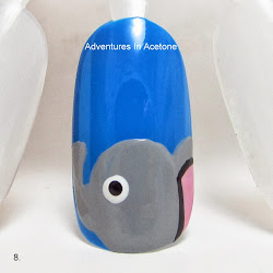 elephant nail tutorial step tuesday tusk opi