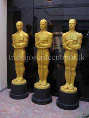 Escultura - Estatuilla del Oscar Escultura estatuilla del Oscar en venta para fiestas y eventos