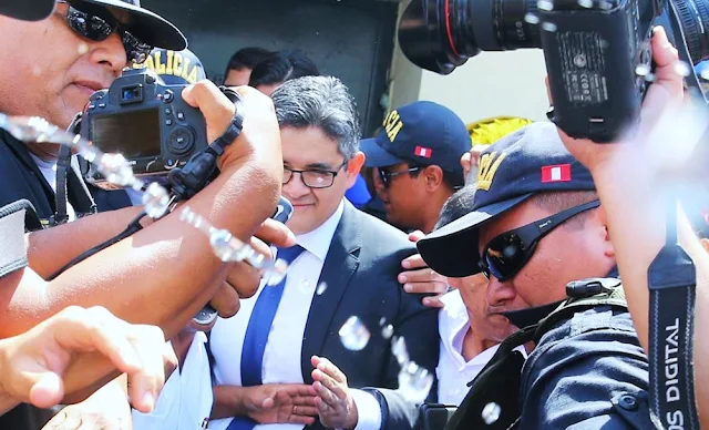 Fujimoristas agreden al fiscal José Domingo Pérez