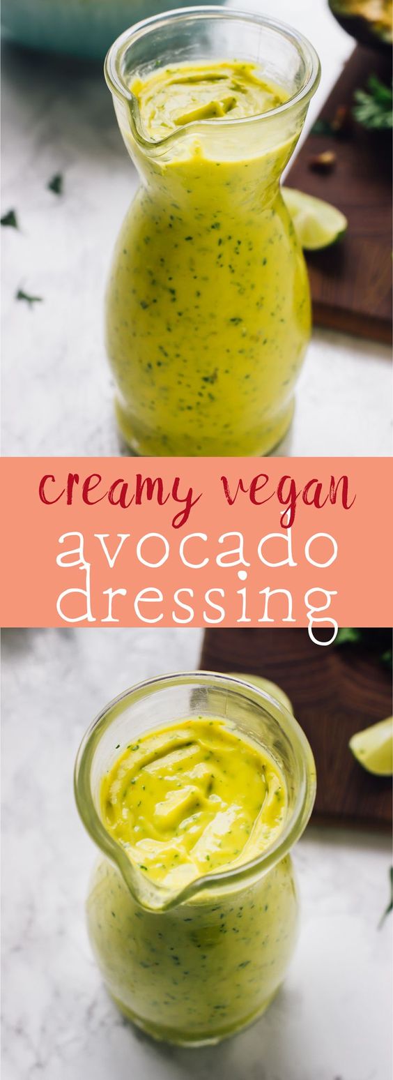 5-Ingredient Creamy Avocado Dressing