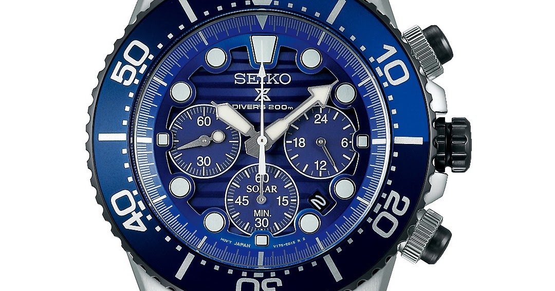 seiko prospex solar diver chronograph