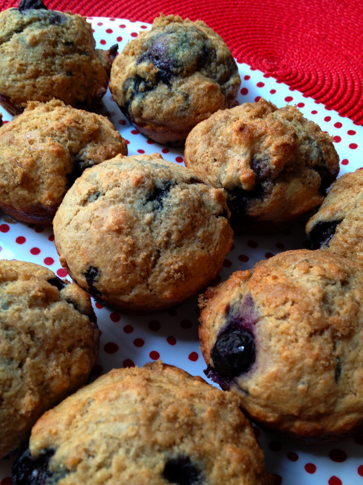 Confessions of a Health Queen Healthy WholeWheat Blueberry Muffins