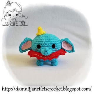 PATRON GRATIS DUMBO AMIGURUMI 34480