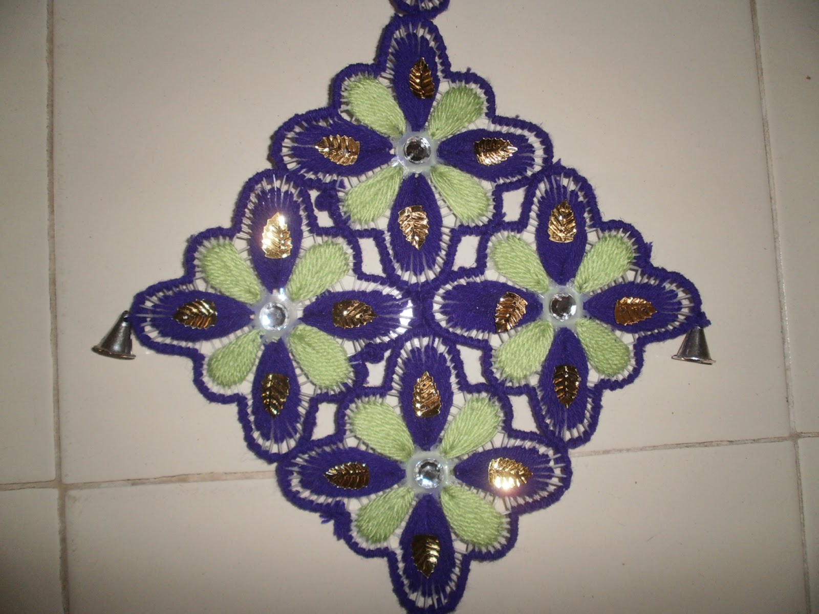 Maha Arts & Crafts Butterfly Mat Wall Hanging