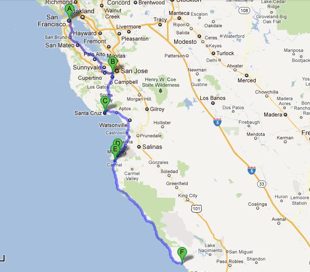 Road Trip Seb & Leti Itinéraire