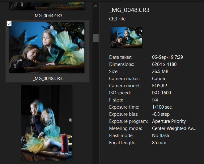 Canon CR3 file thumbnails on Windows 10