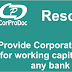 Provide Corporate Guarantee for working capital loan from any bank - BR