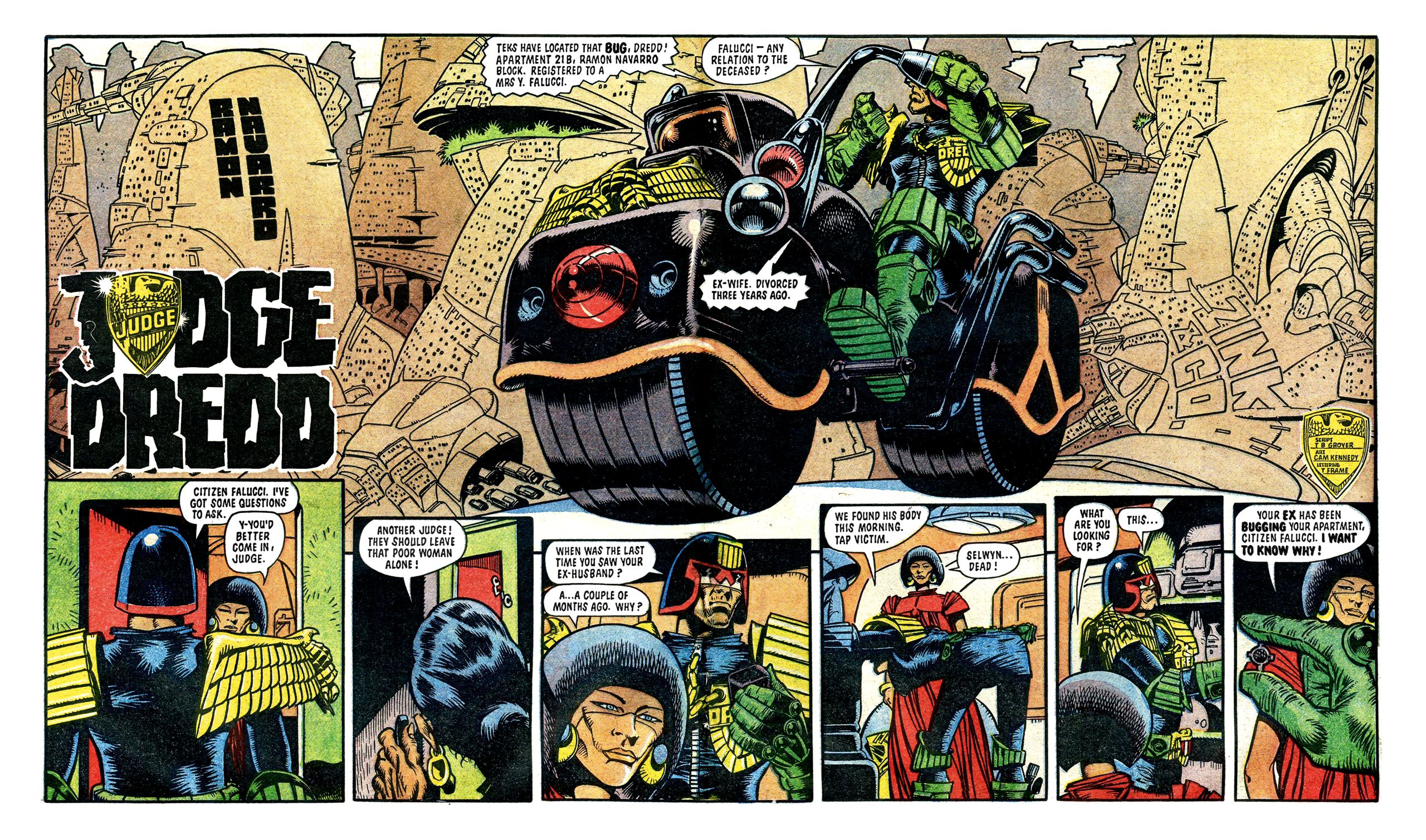 Read online Judge Dredd: The Complete Case Files comic -  Issue # TPB 9 (Part 2) - 129