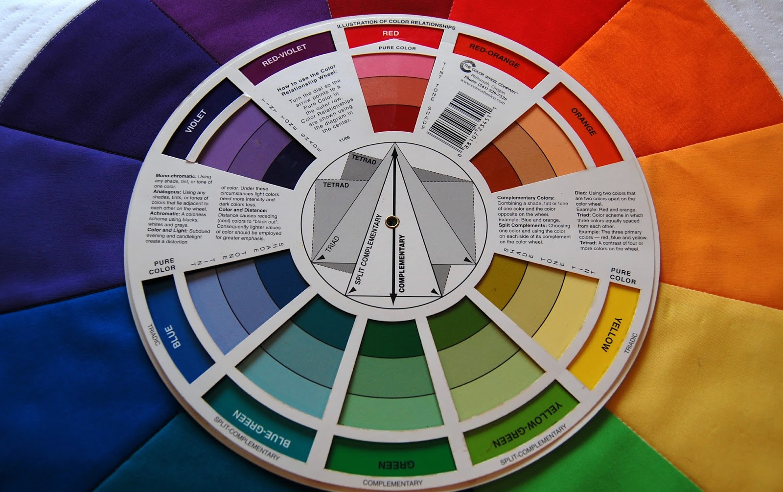 Miss Sews-it-all: Color Study Assignment #1: The Color Wheel
