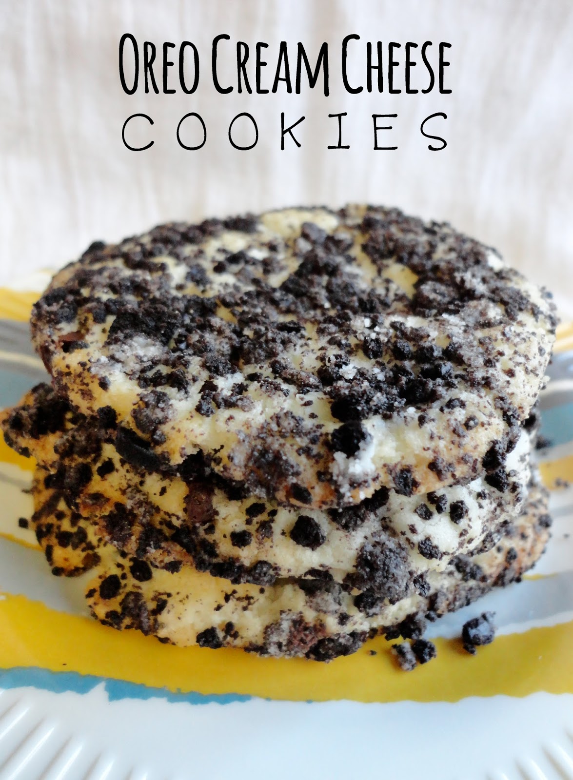 Confections + Coffee Oreo Cream Cheese Cookies