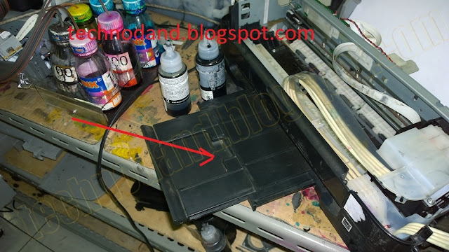 Cara Memasang Tempat Pembuangan Tinta Pada Printer EPSON L110, L300, L310
