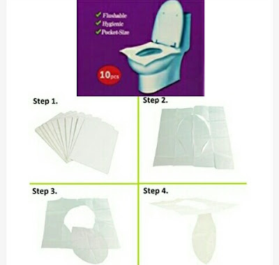Anti-Germ Toilet Seat Covers - GoHygiene Bio-Degradable Flushable Papers