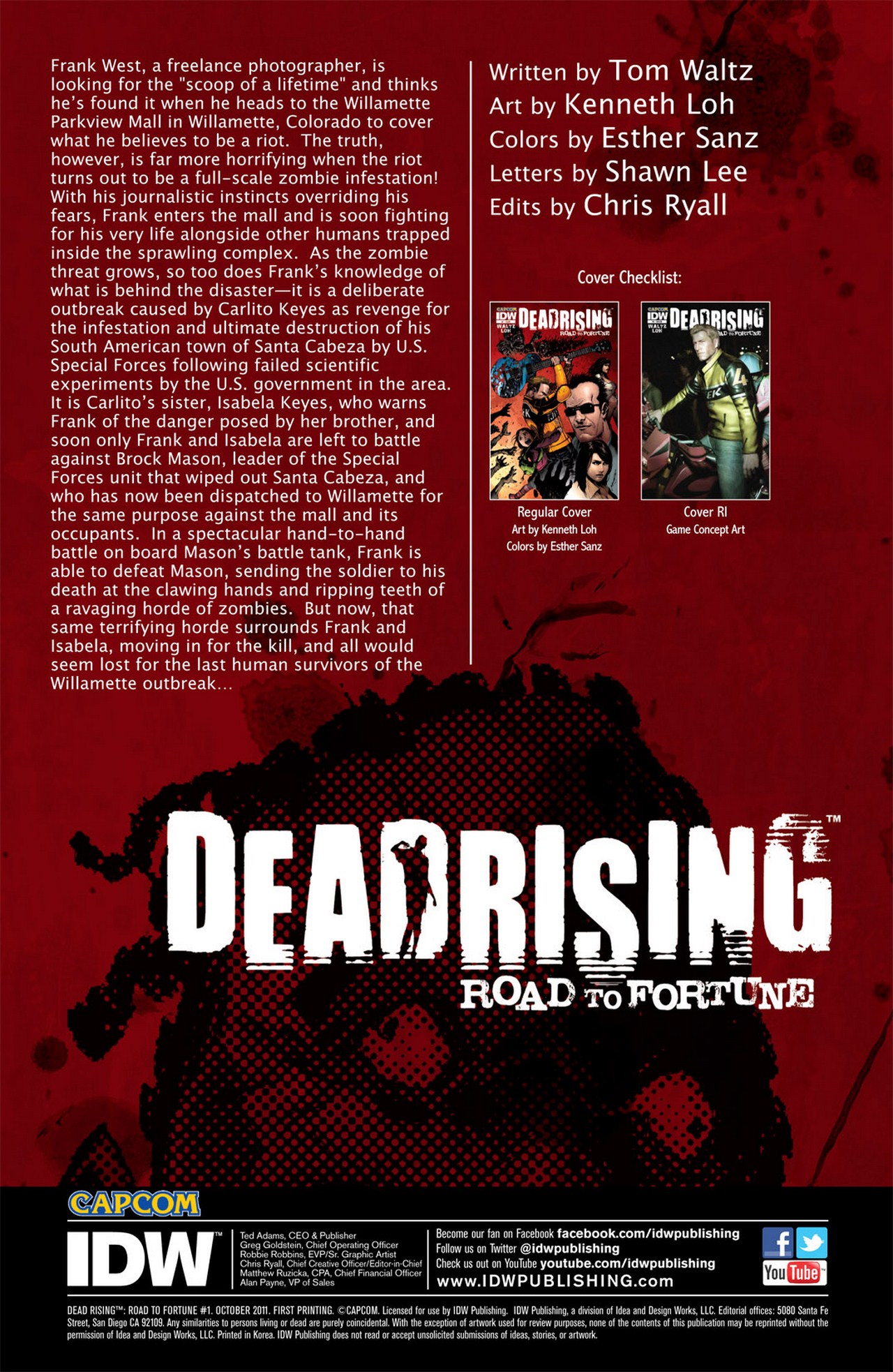 Read online Dead Rising: Road to Fortune comic -  Issue #1 - 3