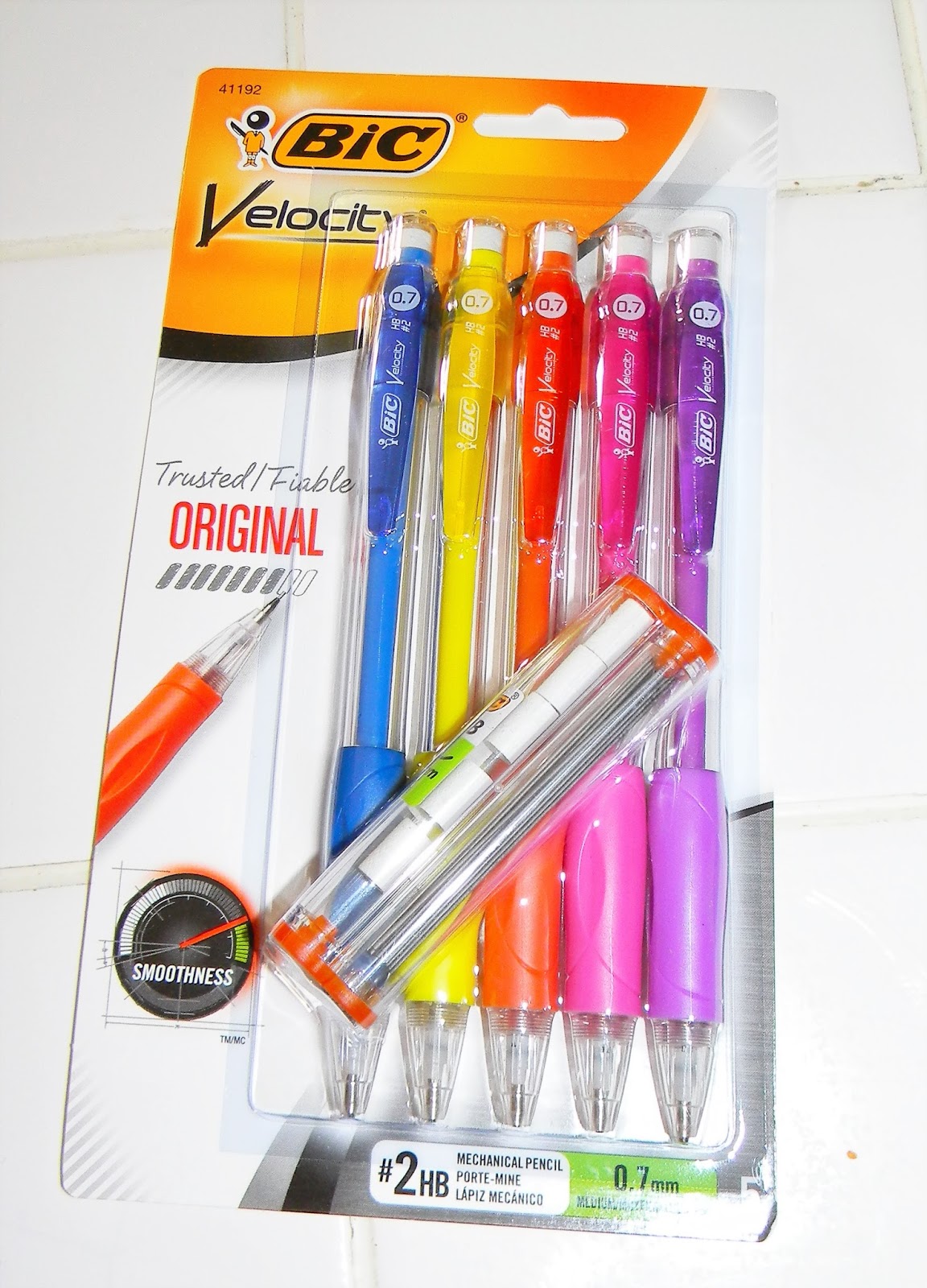 Back to School with Bic Velocity Mechanical Pencils