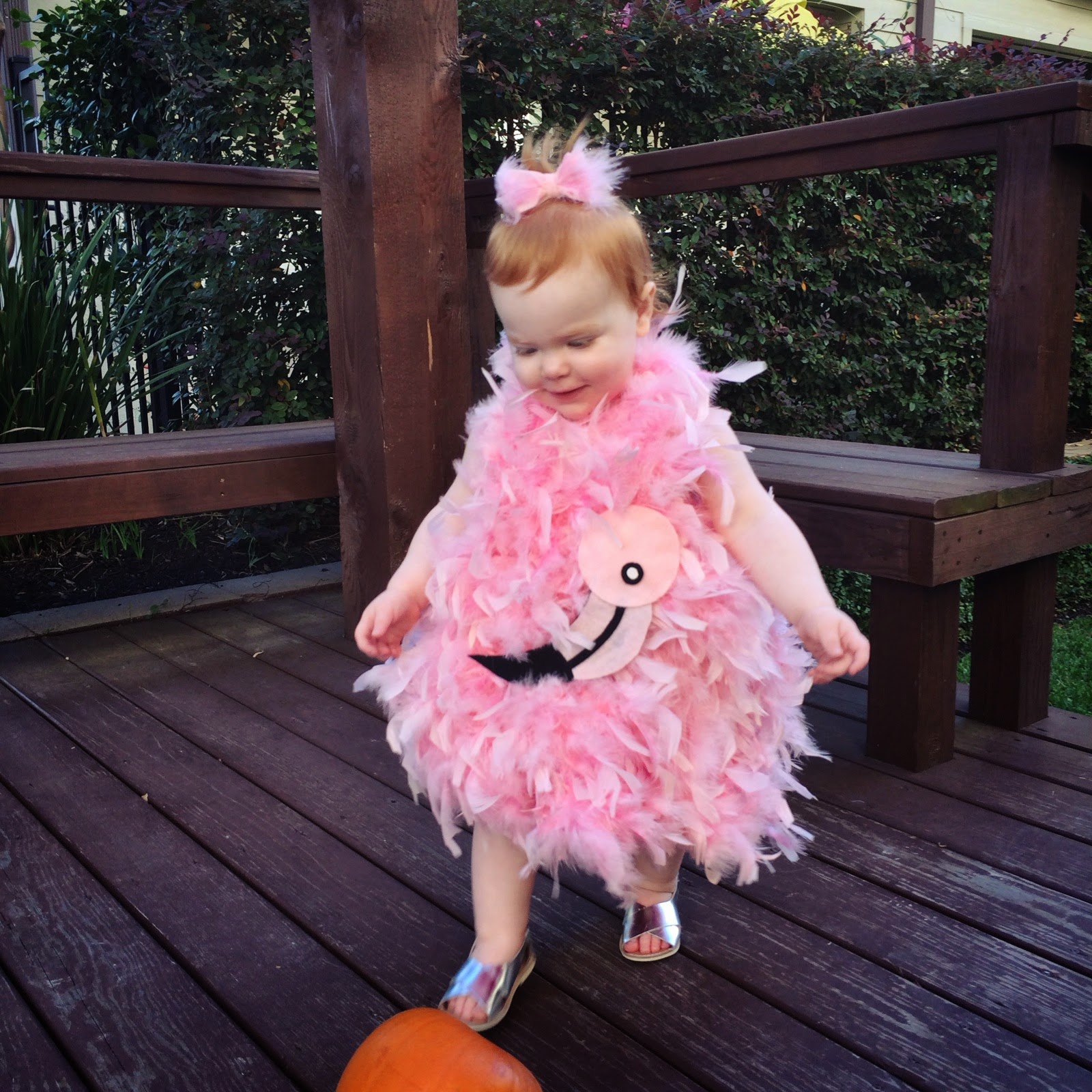 Veronika's Blushing: DIY Flamingo Halloween Costume for Toddlers!