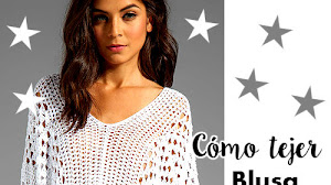 Cómo Tejer Blusa Crochet Muy Fácil / Paso a paso