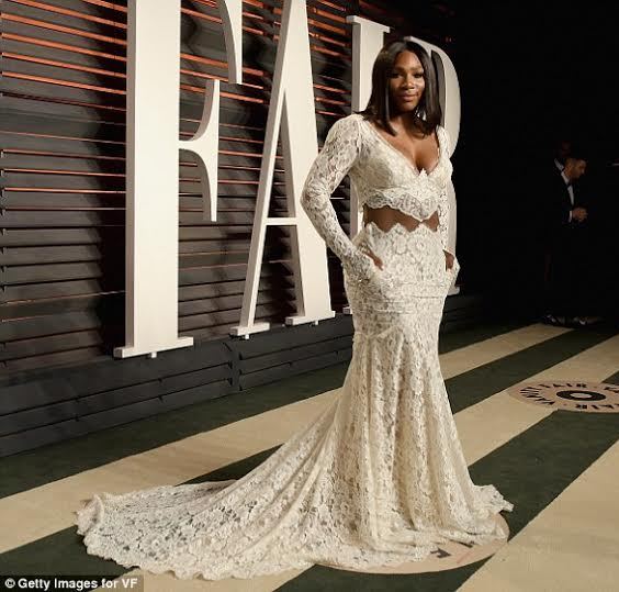Welcome To Chitoo's Diary.: Photos: Serena Williams stunning white ...