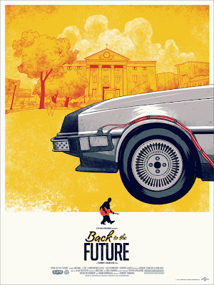 Back to the Future Trilogy Screen Print Set by Phantom City Creative - Back to the Future