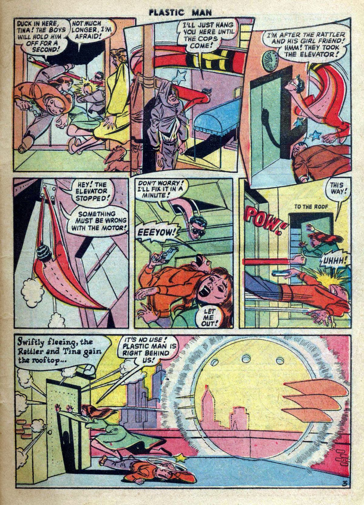 Read online Plastic Man (1943) comic -  Issue #17 - 5