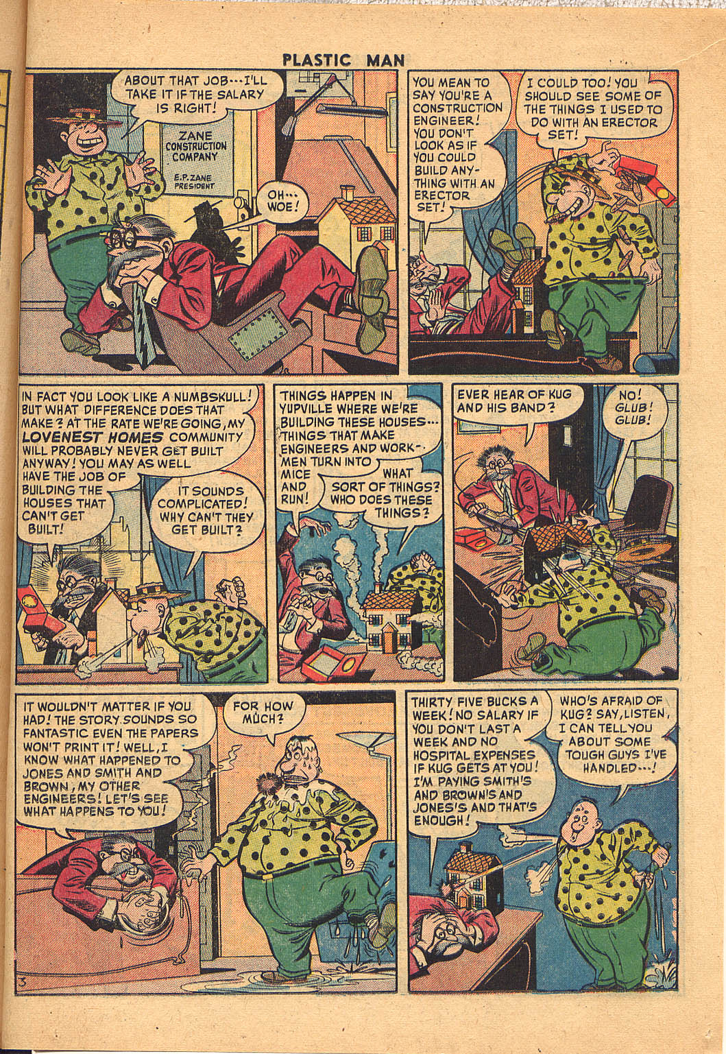 Read online Plastic Man (1943) comic -  Issue #26 - 17