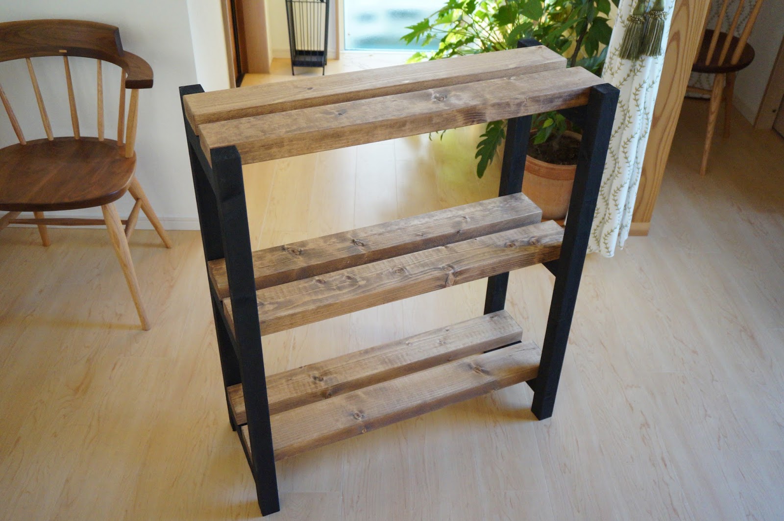 Something Good by DIY ： 手作りのステキな何か 外の倉庫用の棚 製作記録 その4 組み立て編