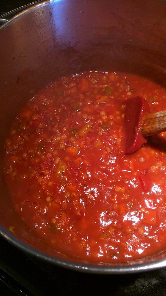 Partageons nos secrets de cuisine Sauce marinara aux lentilles