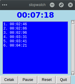Membuat Stopwatch di Python dengan Tkinter ~ Belajar Python