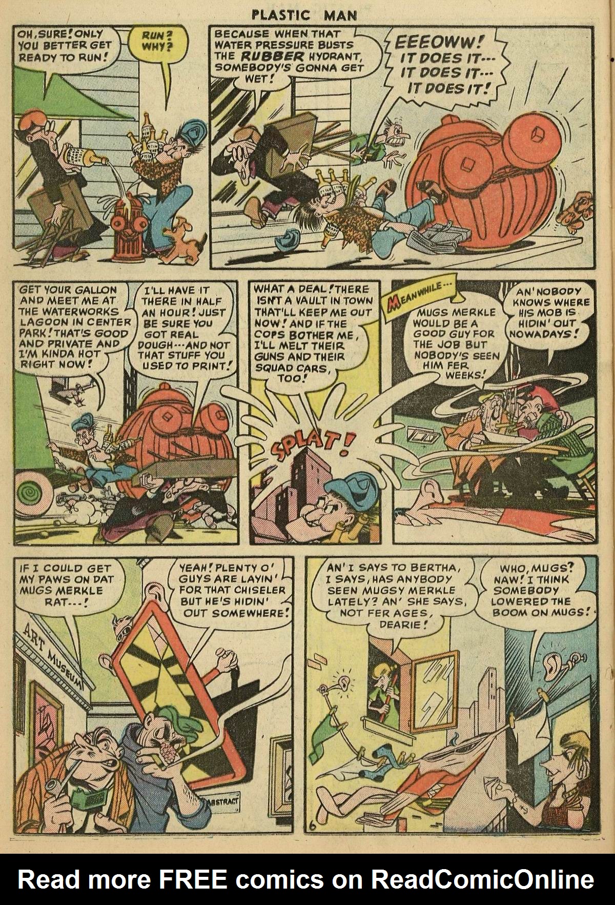 Read online Plastic Man (1943) comic -  Issue #56 - 24