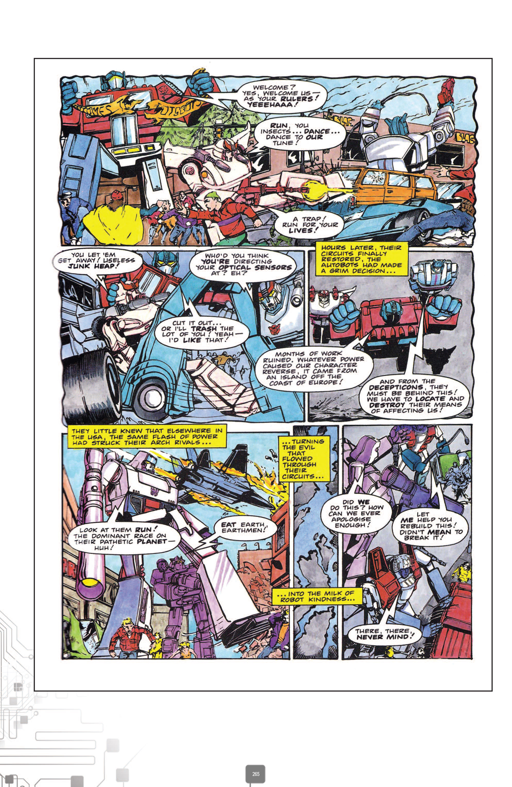 Read online The Transformers Classics UK comic -  Issue # TPB 2 - 266