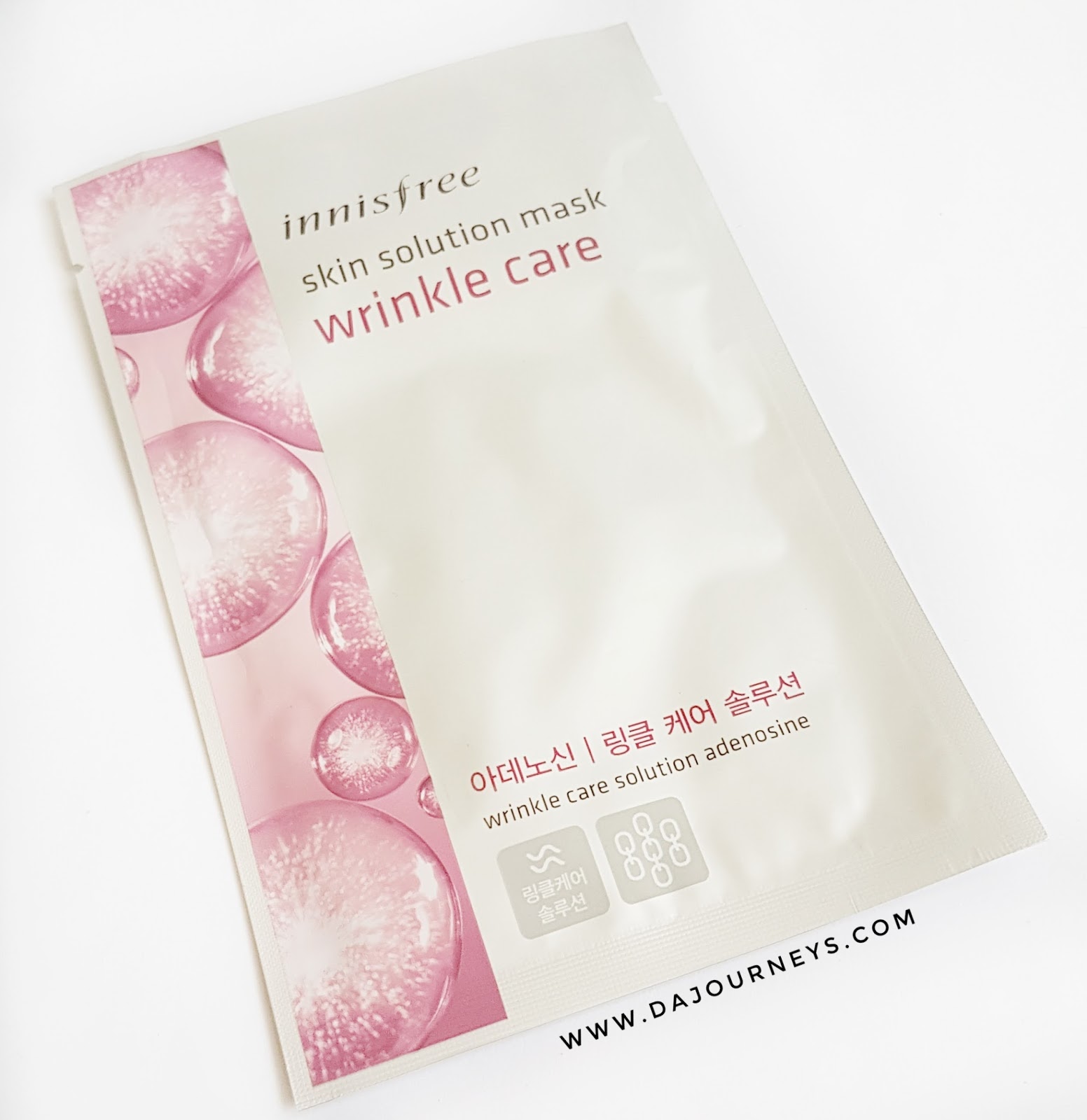 [Review] Innisfree Skin Solution Mask Wrinkle Care, Moisturizing