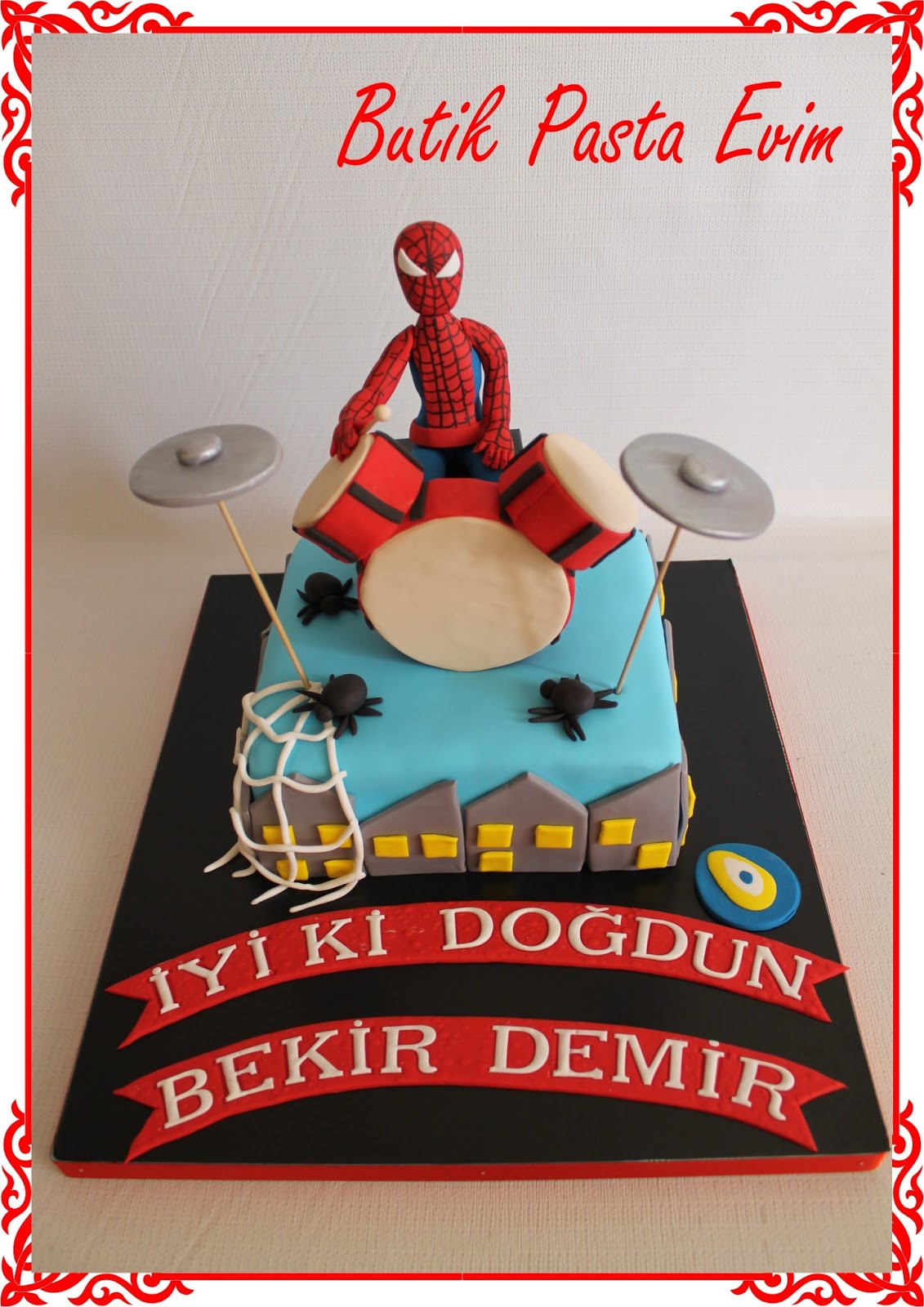 BUTİK PASTA EVİMDENİZLİ Spiderman Pastaları…